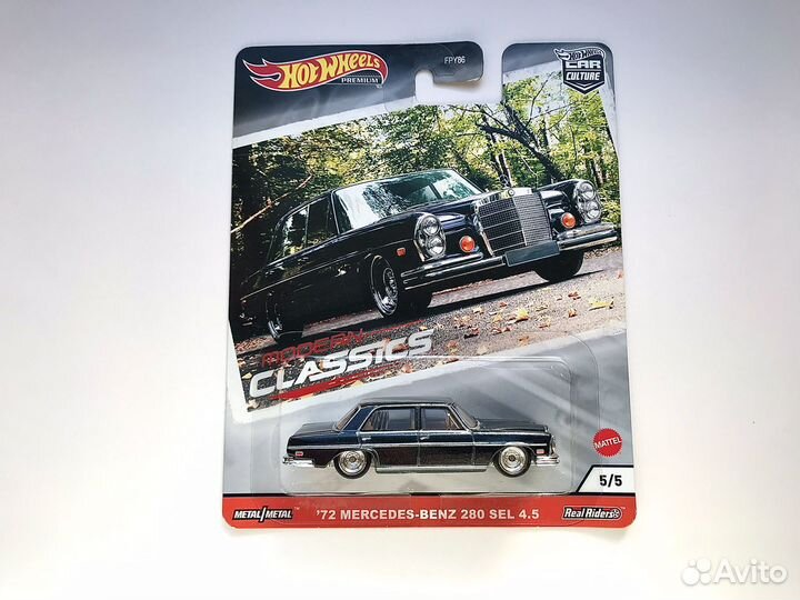 Hot wheels 72 Mercedes 280 sel 4.5