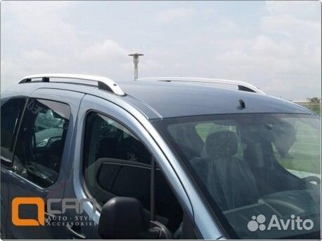 Рейлинги Can-Otomotiv Peugeot Partner 08+ серебро