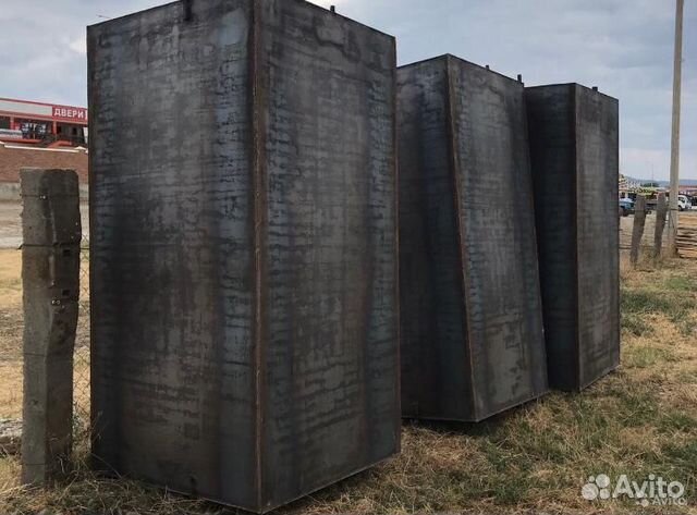 Бочка металлическая для воды ёмкость