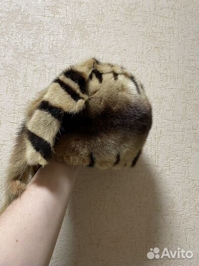 Шапка норковая женская