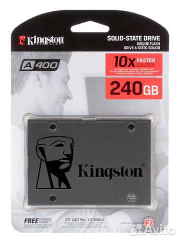 Жесткий диск ssd Kingston A400 240 Gb SA400S37/240