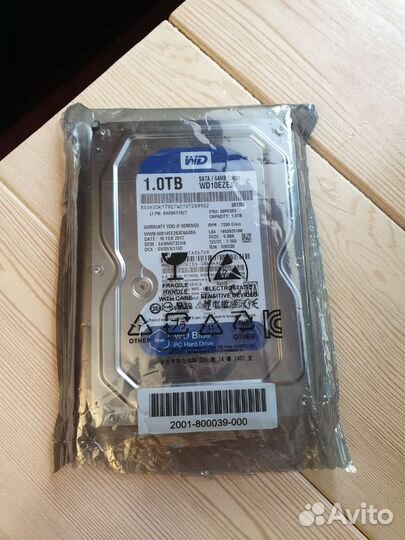 Жесткий диск новый Hdd 1tb wd blue