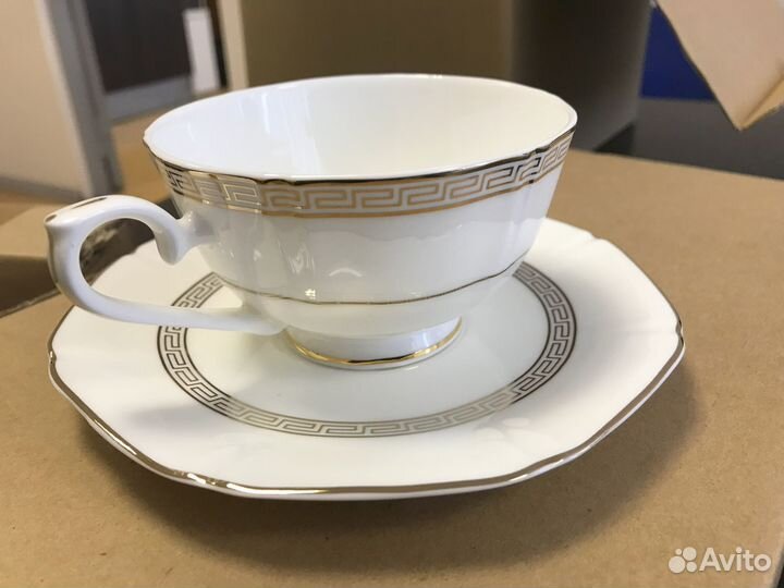 Чайный сервиз Bohemia (костяной фарфор, 6 персон)