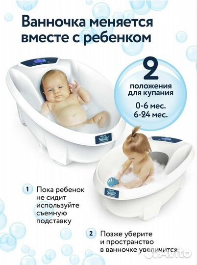 Ванночка Baby Patent электронная 3 в 1 Aqua Scale