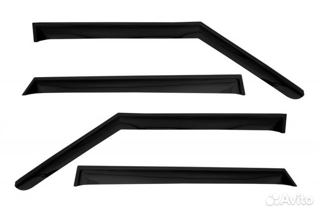 Дефлектор окон (накладной скотч 3м) 4 шт., kia sou