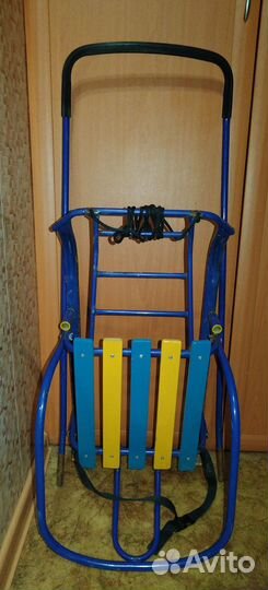 Детские санки с колесами