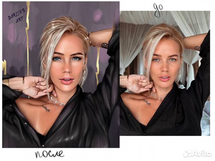 Портрет по фото на заказ