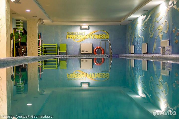 Абонемент в фитнес клуб с бассейном Fresh Fitness