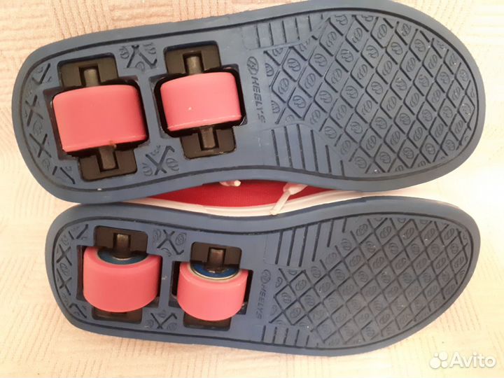 Роликовые кроссовки heelys р.30