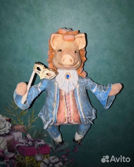 Новогодняя ёлочная игрушка ручной работы