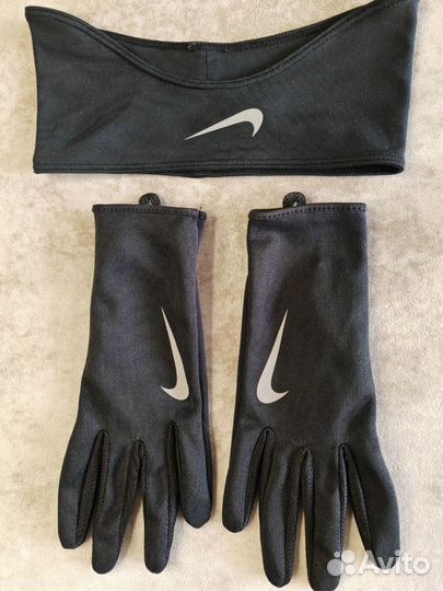 Nike перчатки и повязка Оригинал