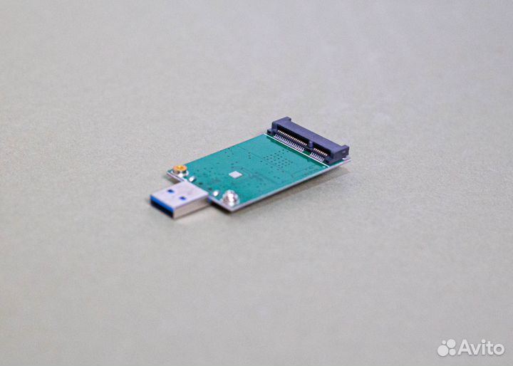 Переходник (адаптер) с msata на usb 3.0