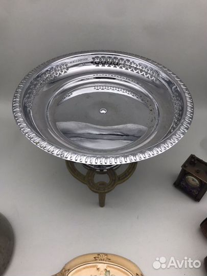 Ваза для фруктов хромированная