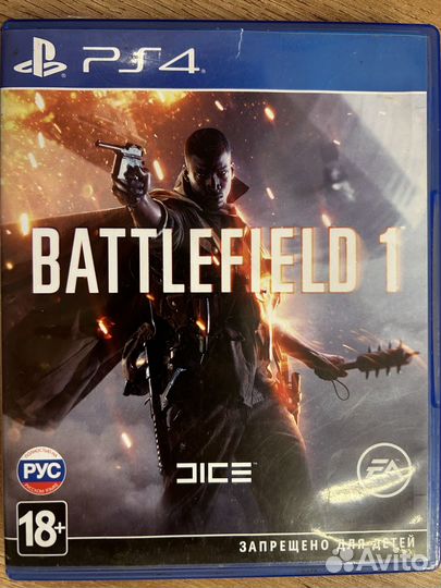 Battlefield 1 диск для PS4 б/у