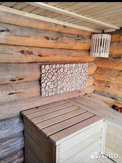 Панно из спилов дерева