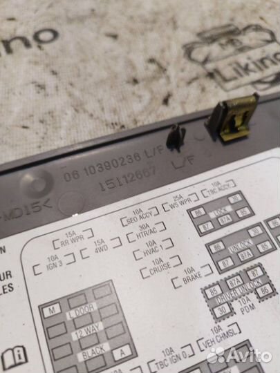 Накладка торпедо Chevrolet Tahoe GMT840