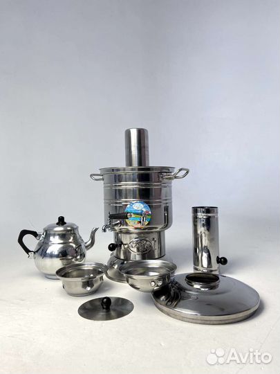 Самовар на углях разных объемов