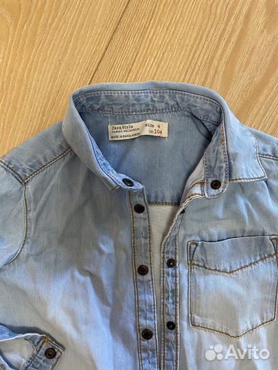 Рубашка zara 104