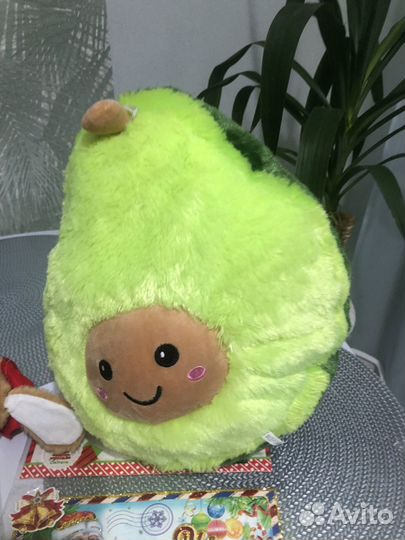 Мягкая игрушка авокадо пакетом