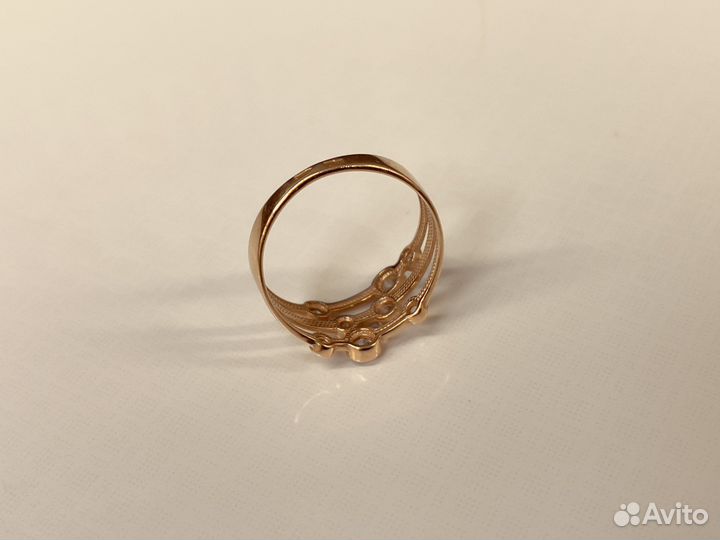 Золотое кольцо 2.3 гр Au585