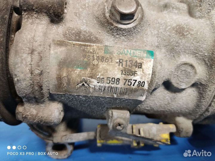 Компрессор кондиционера Пежо 207