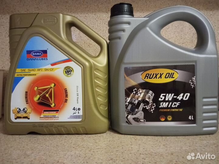 Масло моторное 5w40 и 5w30