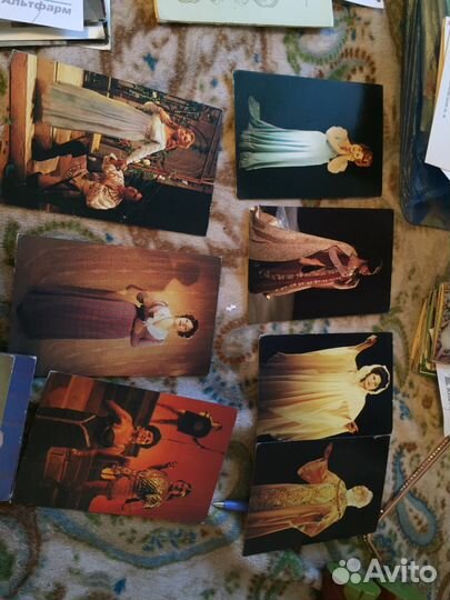 Мария Биешу. Открытки с актерами