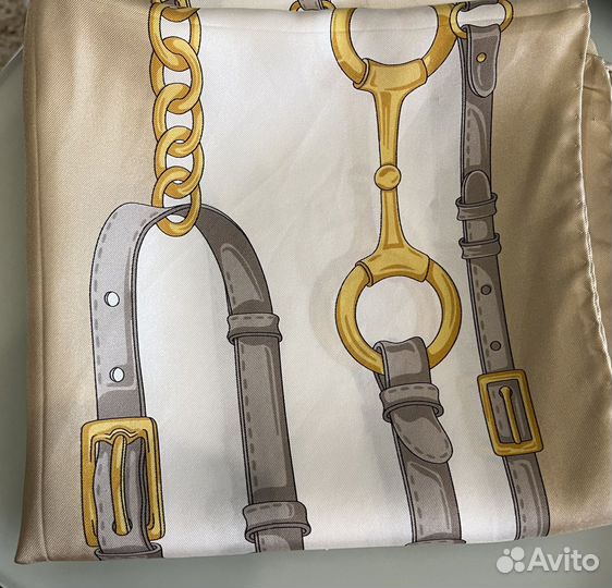 Платок каре винтаж шелк