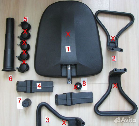 Запчасти для офисного кресла Престиж