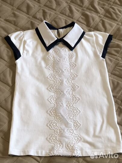 Блузка с коротким рукавом для девочки