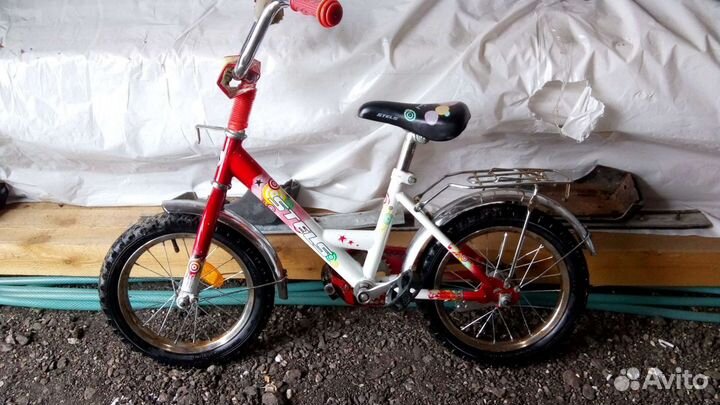 Детский велосипед с родительской ручкой