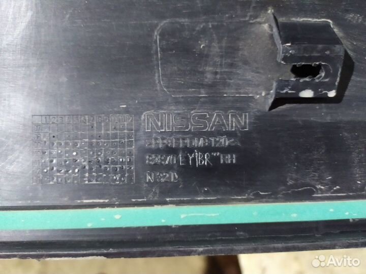 Накладка двери задней правой Nissan Qashqai