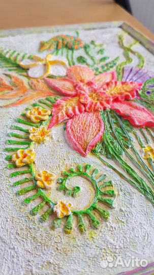 Картина рельефная 