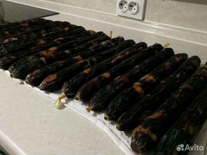 Конская колбаса казы, казылык (Халяль)