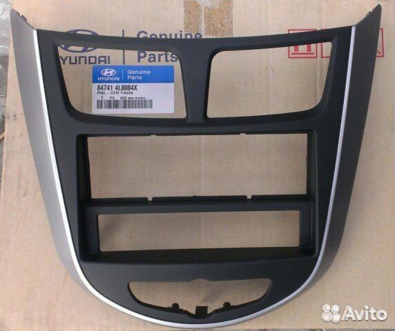 Рамка для магнитолы Hyundai Solaris