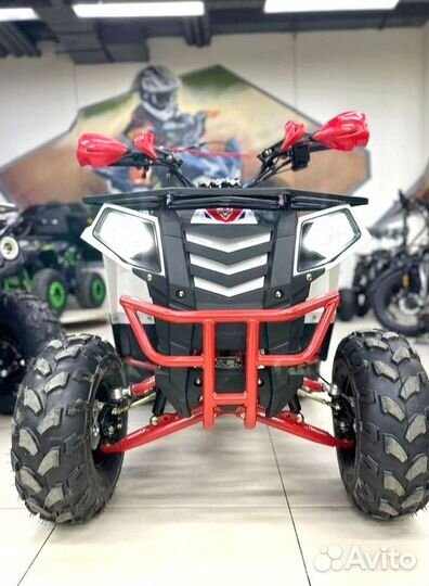 Детский квадроцикл 125 кубов Grizlik A125 красный