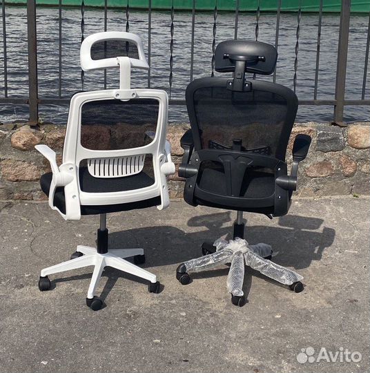 Кресло компьютерное офисное с подголовником