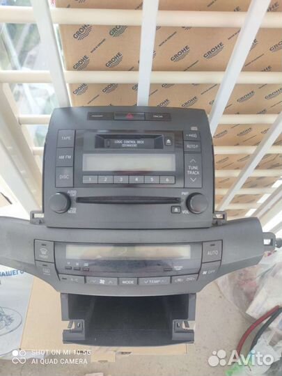 Штатный магнитофон с климатом toyota premio 240