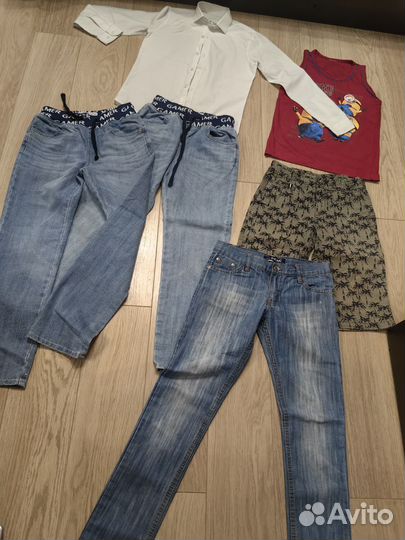 Вещи пакетом на мальчика, размер 140
