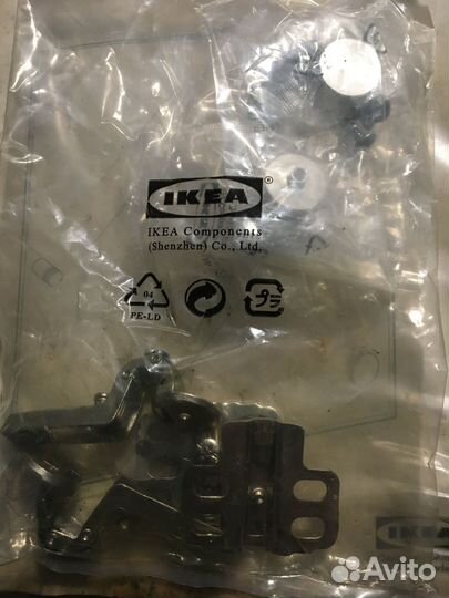 Стеклянная дверца с фурнитурой IKEA 35x35