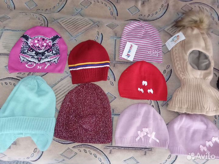 Новые шапки на девочек