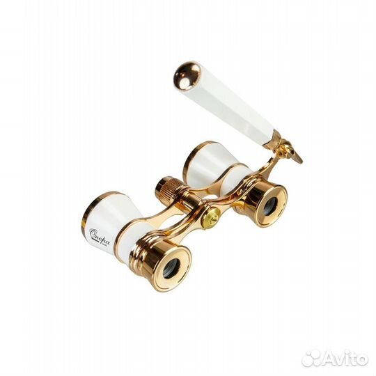 Бинокль театральный Veber бгц 3x25 лорнет белый