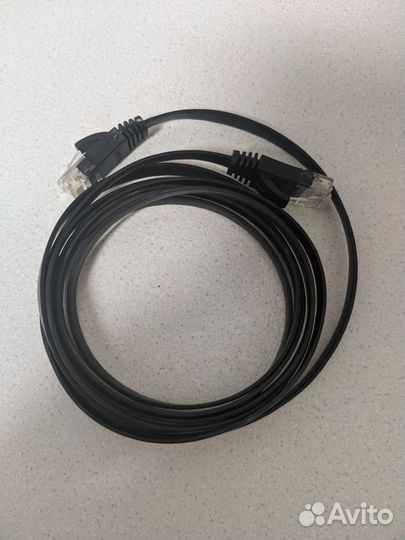 Патчкорд плоский RJ45 CAT6 2м