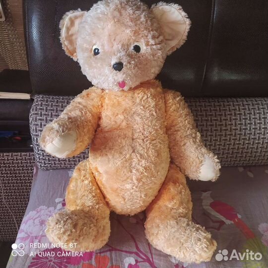 Старинный плюшевый медведь СССР