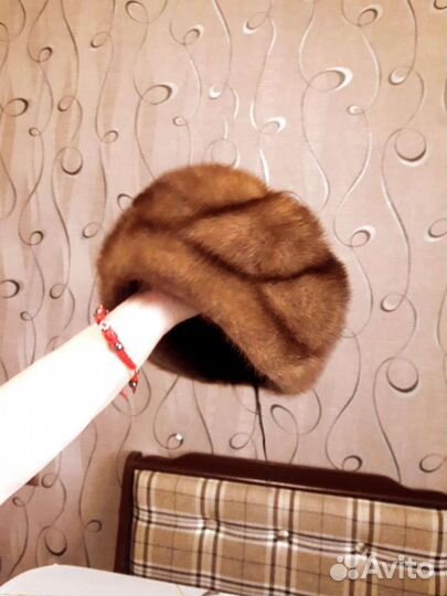 Шапка норковая женская