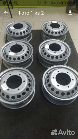 Диски Мерседес Спринтер VW Крафтер спарка 05-17