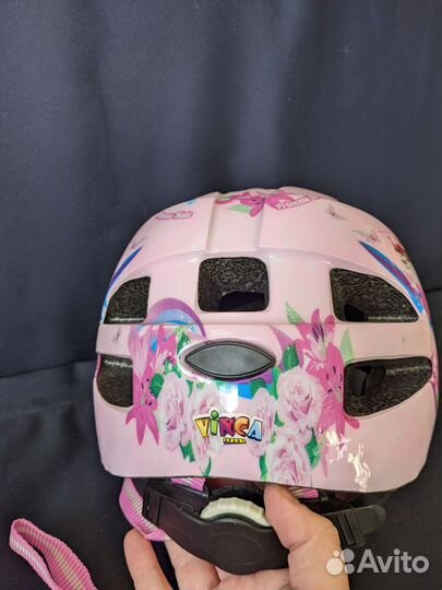 Детский шлем защит. для роликов, велосипеда 52-56