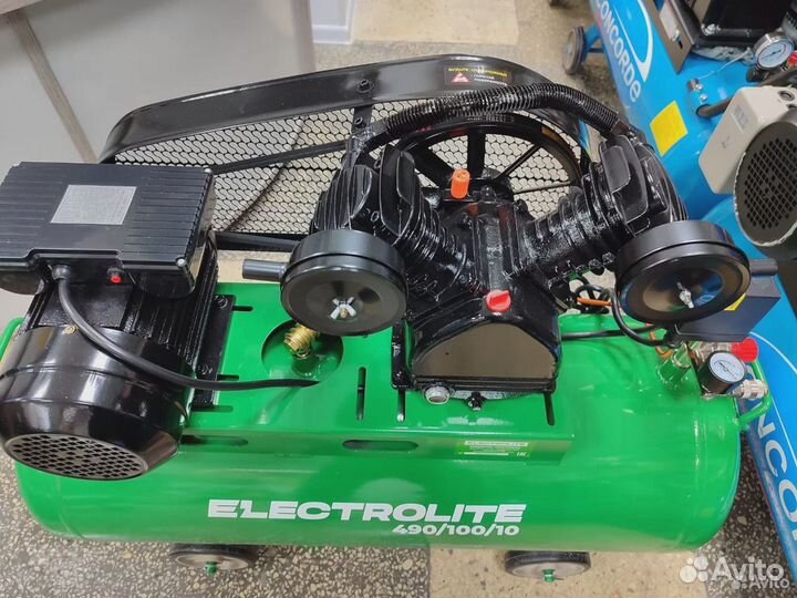 Компрессор Electrolite 490/100/10 2,2 кВт, 490 л/м