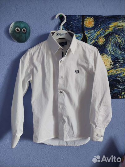 Рубашка школьная 128