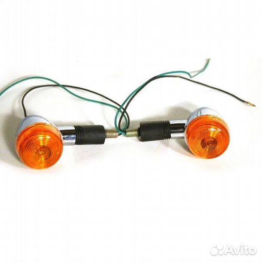 Поворотники на мотоцикл «пули» металл